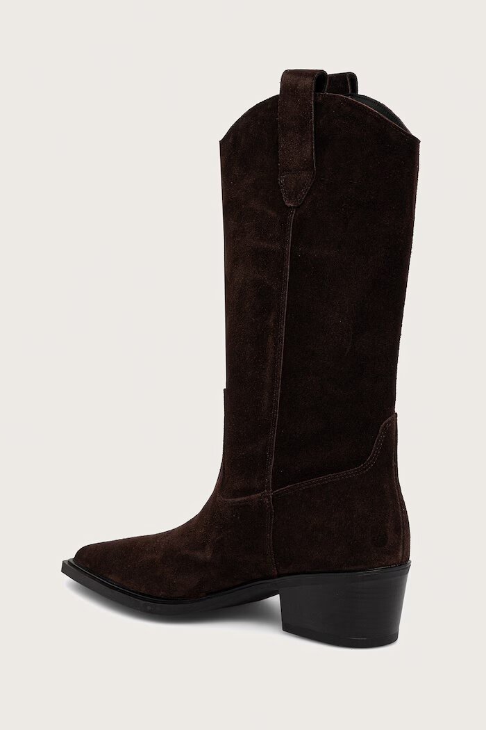Vagabond Shoemakers каубойски ботуши дамски от велур KELSEY кафяви 6110-040-31