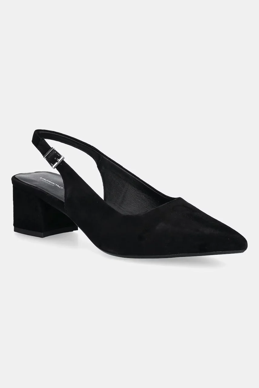 Vagabond Shoemakers Велурени обувки с дебел ток MARTA