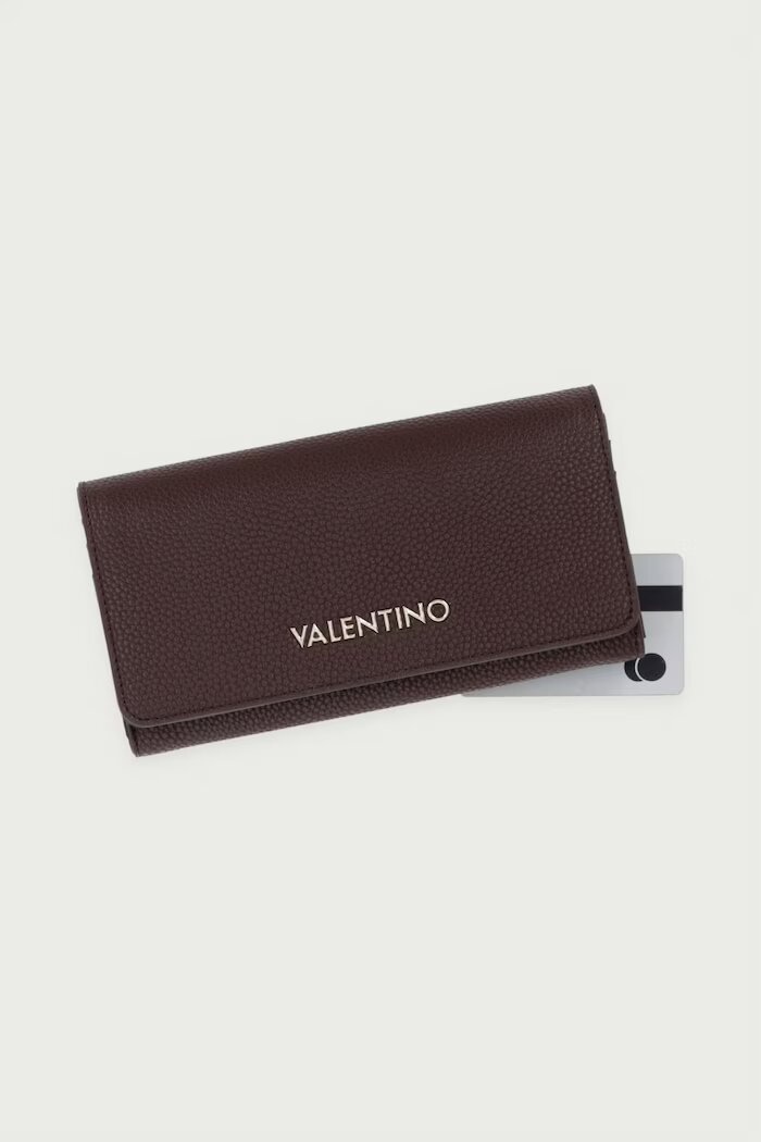 Valentino Bags портфейл дамски от имитация на кожа BRIXTON зелен VPS7LX113