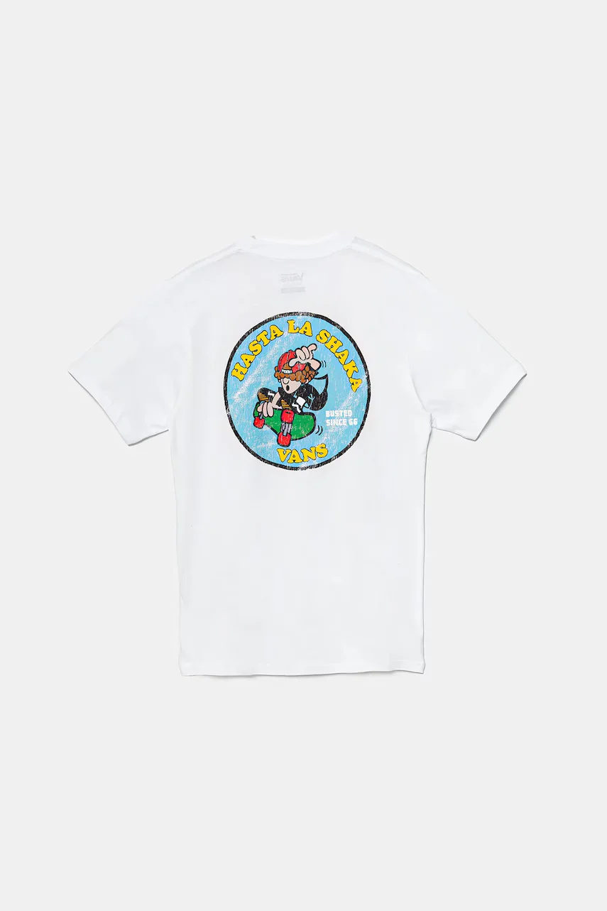 Vans Детска памучна тениска HASTA LA SHAKA