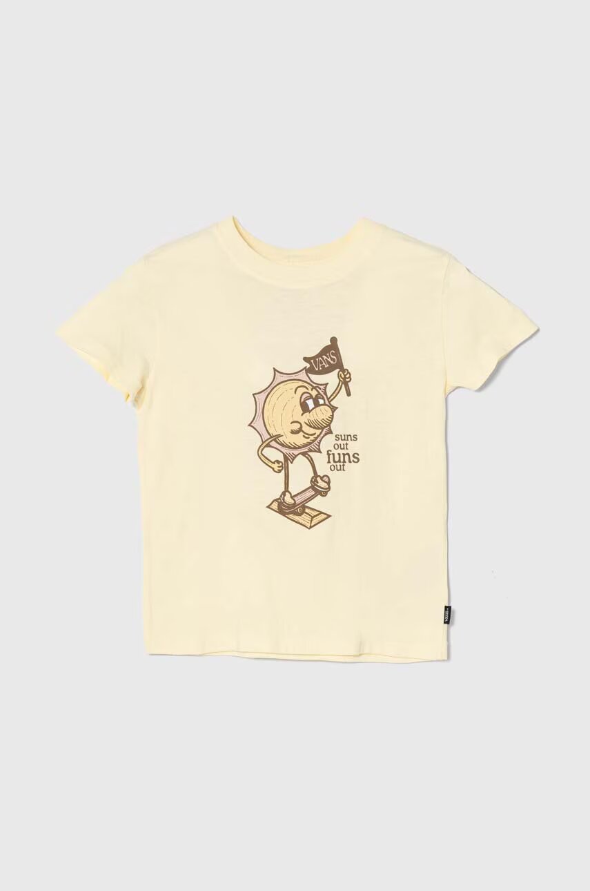Vans Детска памучна тениска SKATE SUN CREW