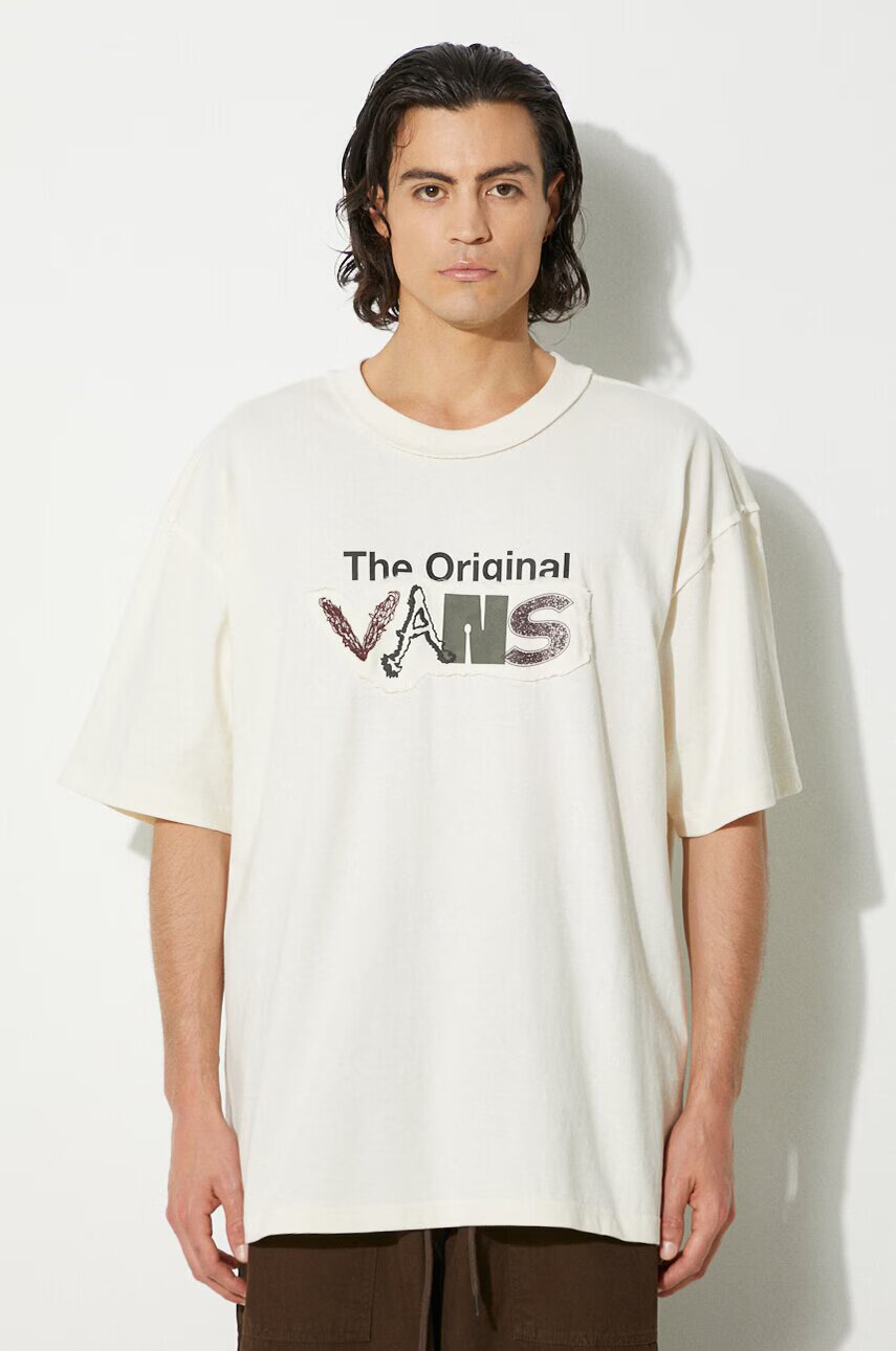 Vans Памучна тениска Premium Classics LX Clash