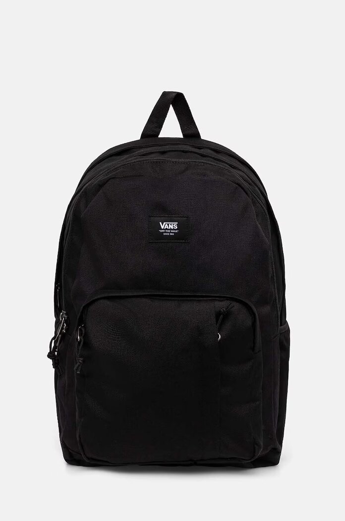 Vans Раница в черно голям размер с изчистен дизайн VN000HRHBLK1