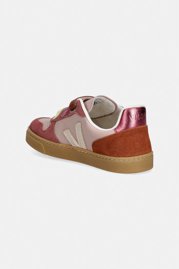 Veja Small V-10 маратонки за деца от кожа розови CV0521762