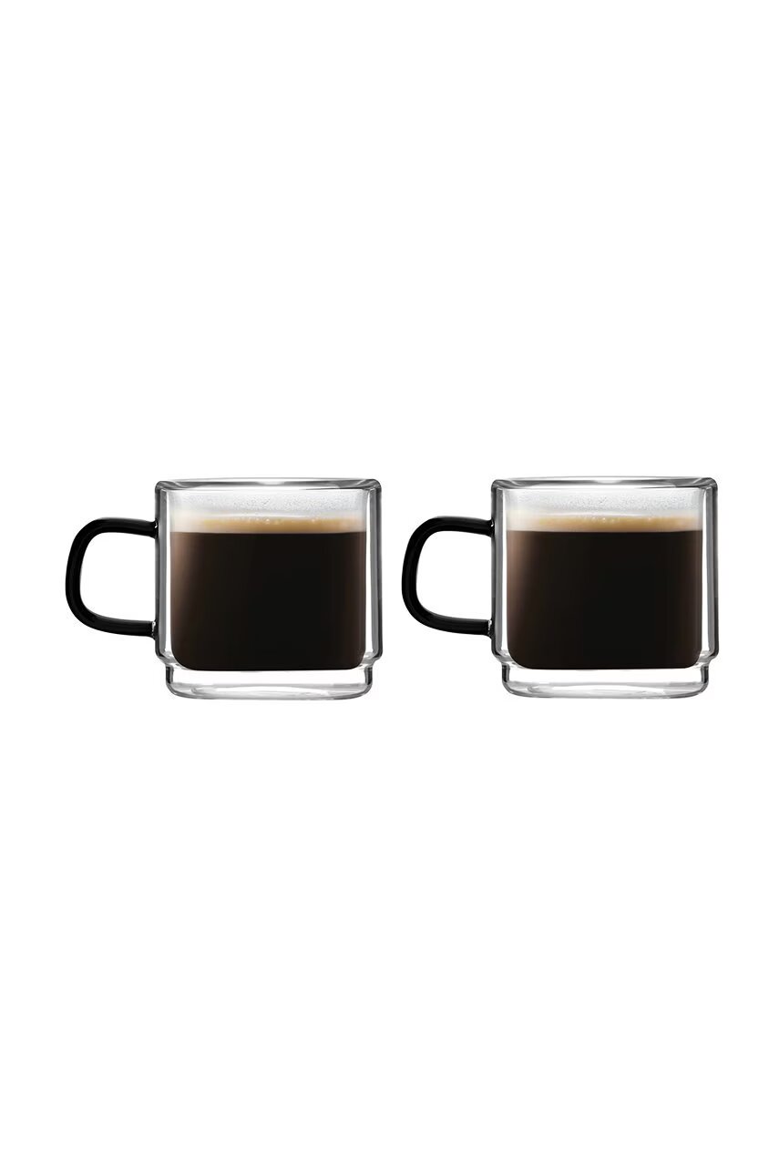 Vialli Design Комплект чаши за еспресо Carbon 80 ml (2 броя)
