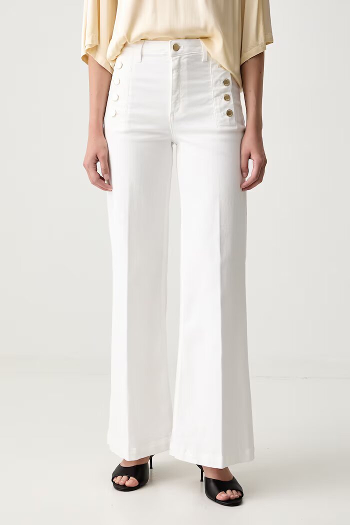 VICOLO дънки wide leg дамски бели DAB5169