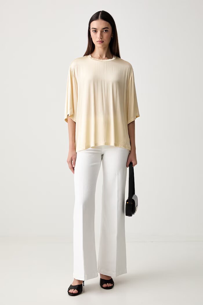 VICOLO дънки wide leg дамски бели DAB5169