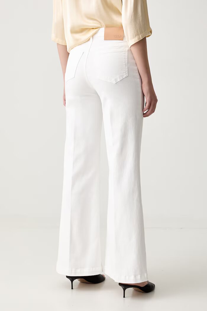 VICOLO дънки wide leg дамски бели DAB5169