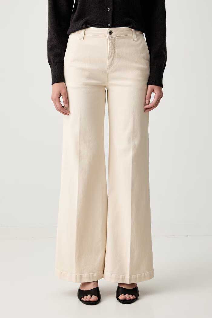 VICOLO дънки wide leg дамски бежови DAB5171