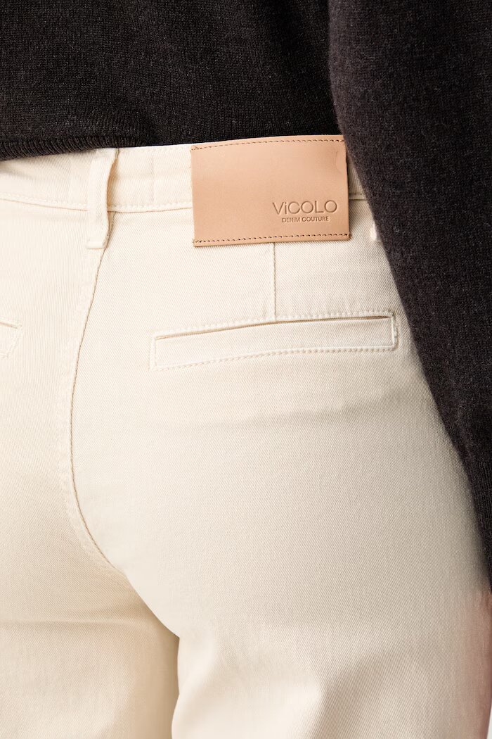 VICOLO дънки wide leg дамски бежови DAB5171