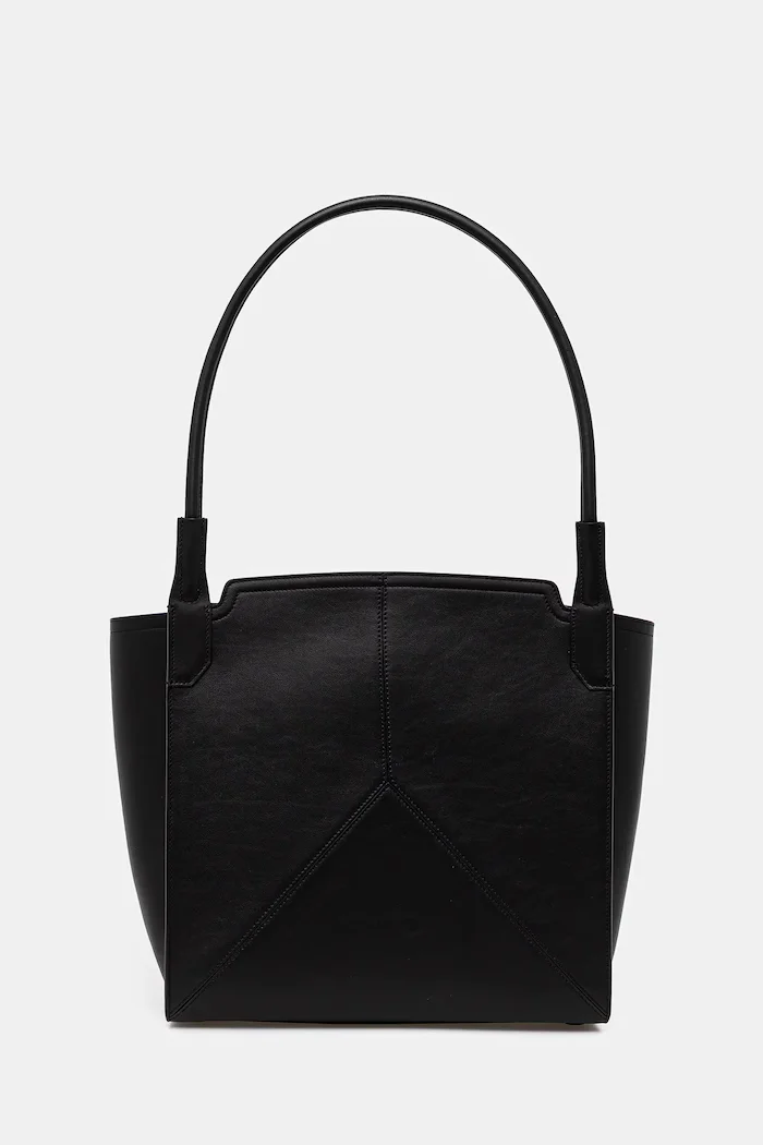 Victoria Beckham шопинг чанта дамска от кожа черна B325AAC006915A