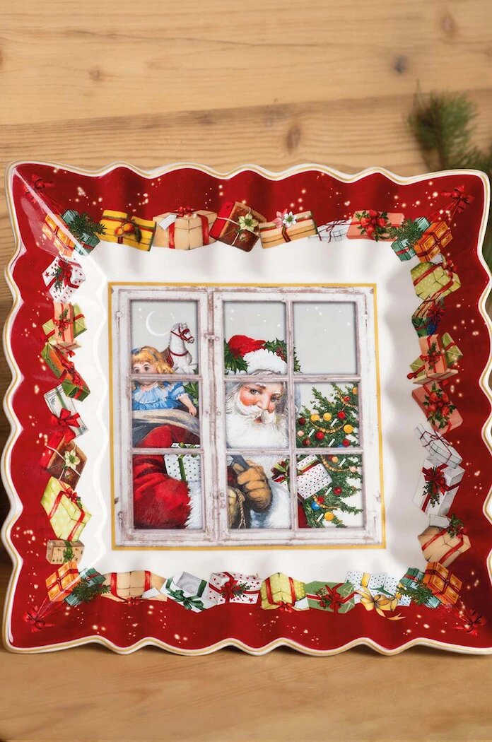 Villeroy & Boch Плато за Коледа от порцелан 23 cm