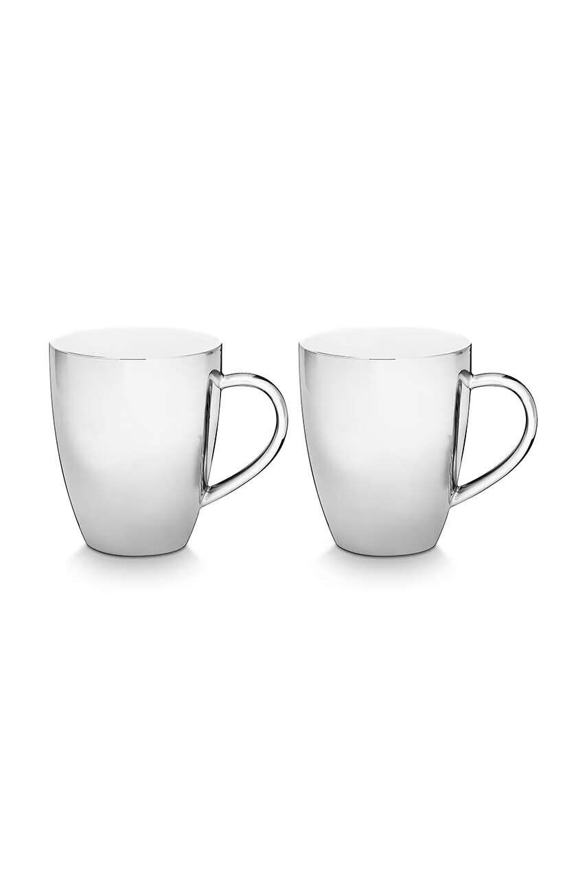 vtwonen Комплект чаши Ear Silver 400 ml (2 броя)