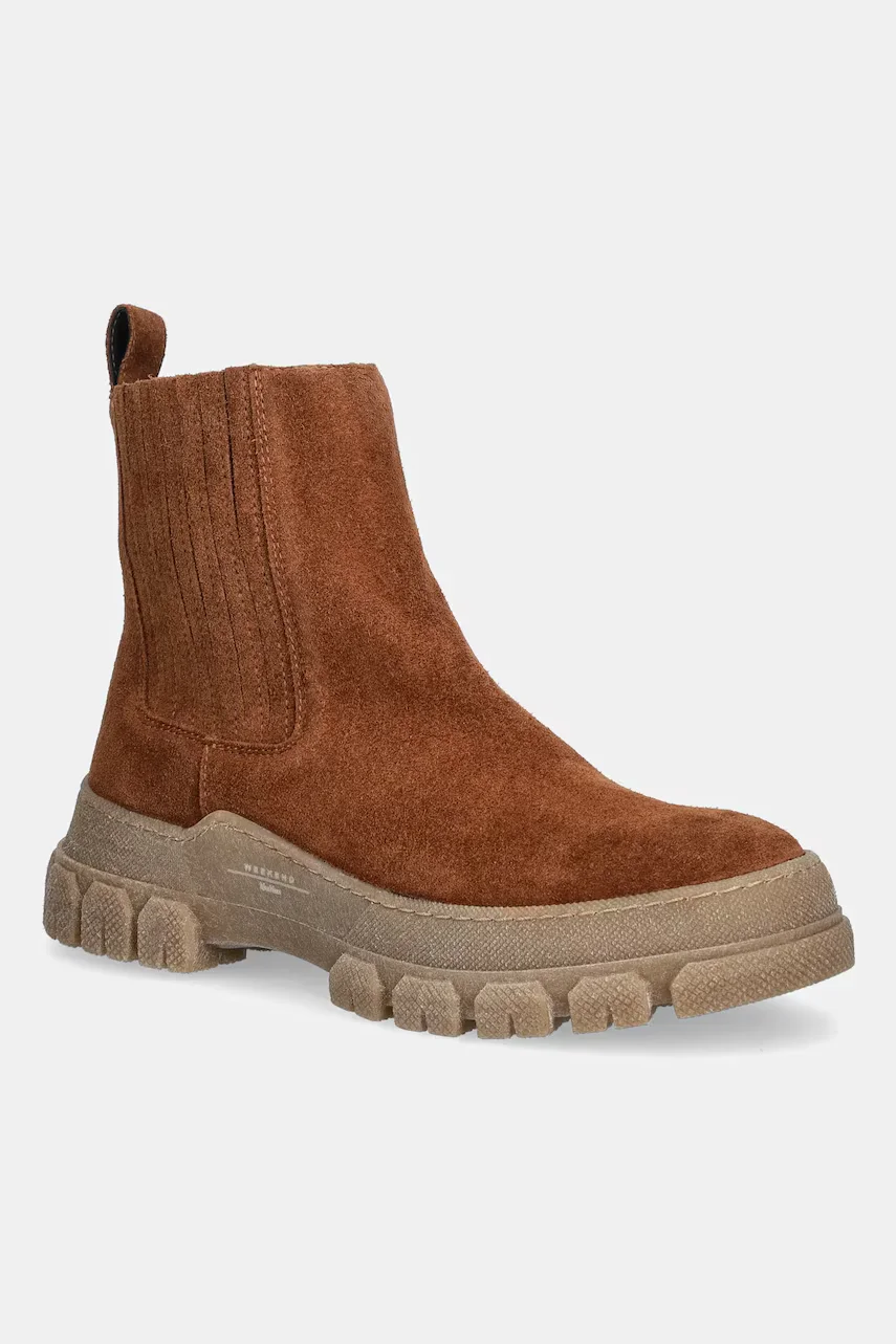 Weekend Max Mara Велурени боти челси Genepi