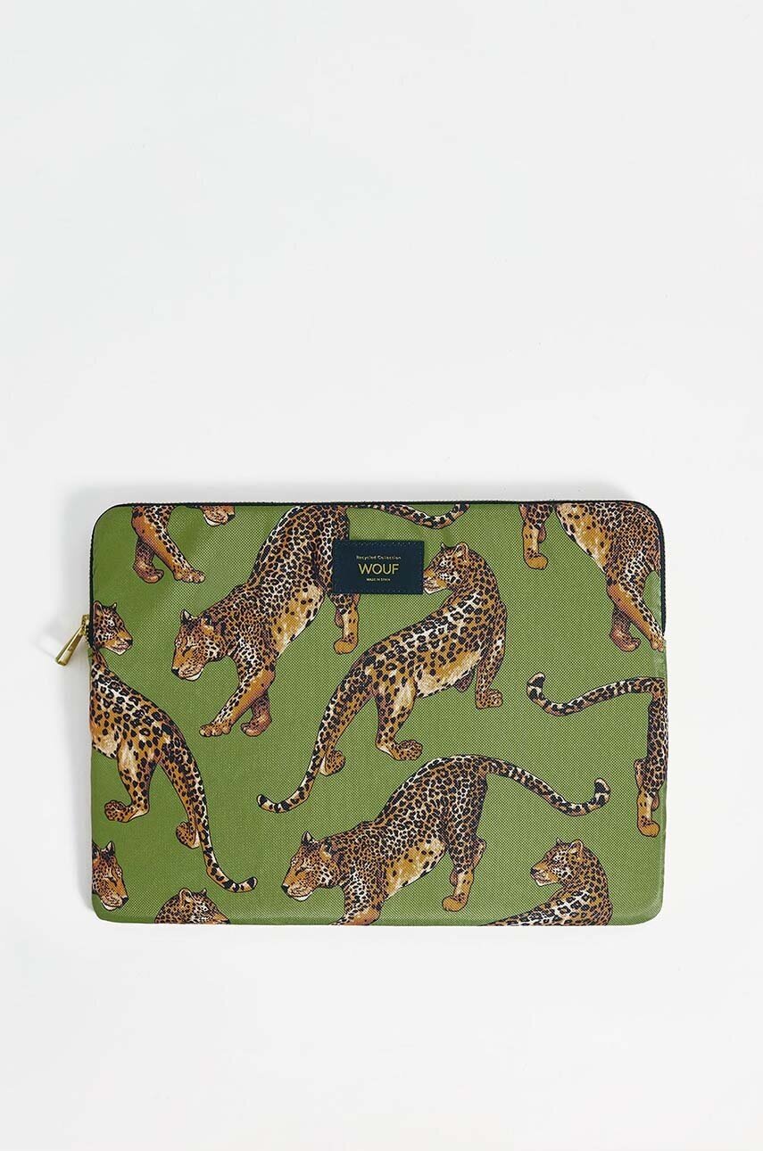 WOUF Калъф за лаптоп Olive Leopard 13" & 14"