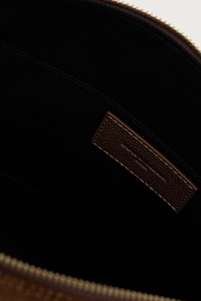 Zadig&Voltaire чанта crossbody дамска от велур JIM кафява LWBA04416