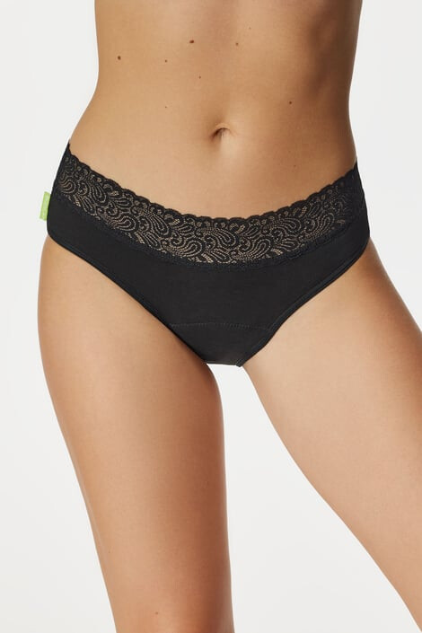 Bodylok Менструални бикини Bamboo Lace за силна менструация - Pepit.bg