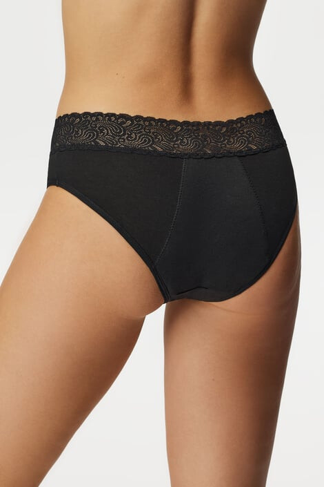 Bodylok Менструални бикини Bamboo Lace за силна менструация - Pepit.bg
