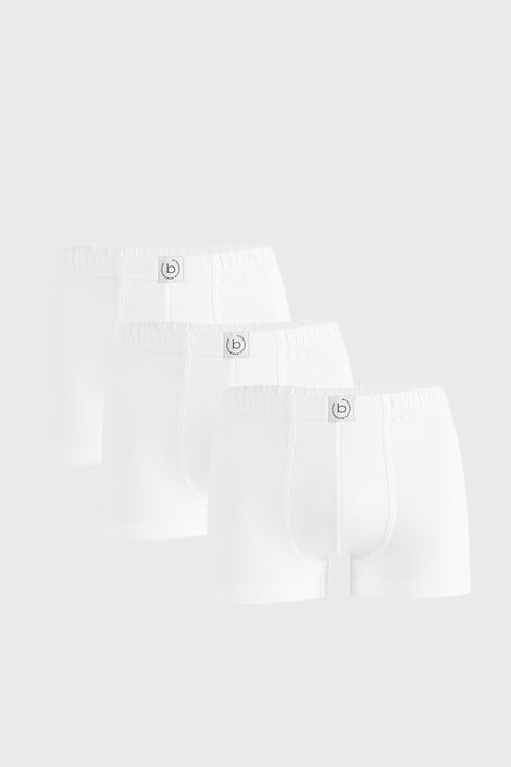 Bugatti 3 PACK бели боксерки Finian - Pepit.bg