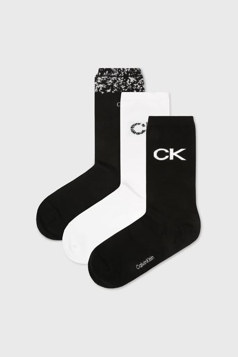 Calvin Klein 3 PACK дамски къси чорапи Slider - Pepit.bg