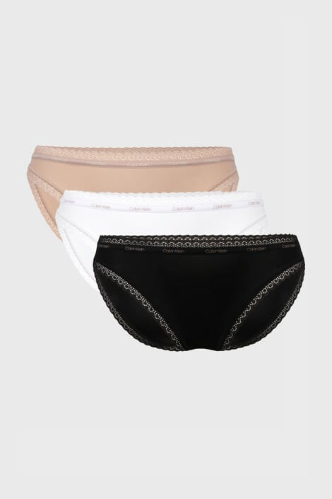 Calvin Klein 3 PACK класически бикини Bottoms Up - Pepit.bg