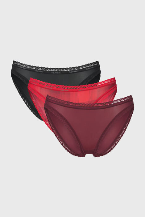 Calvin Klein 3PACK класически бикини Tawny - Pepit.bg