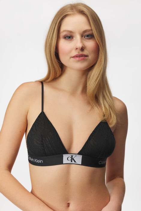 Calvin Klein Сутиен Animal Lace Triangle Bralette - Pepit.bg