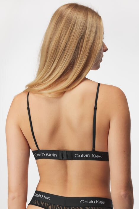 Calvin Klein Сутиен Animal Lace Triangle Bralette - Pepit.bg