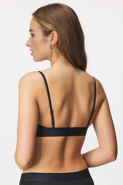 Calvin Klein Сутиен Embossed Icon Bralette - Pepit.bg
