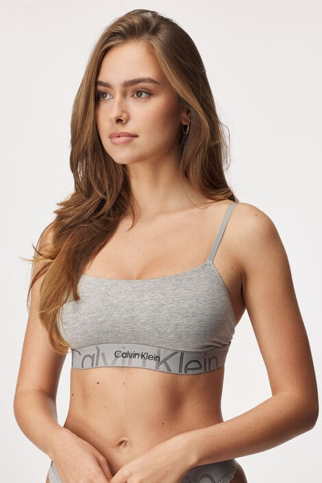 Calvin Klein Сутиен Embossed Icon Bralette - Pepit.bg