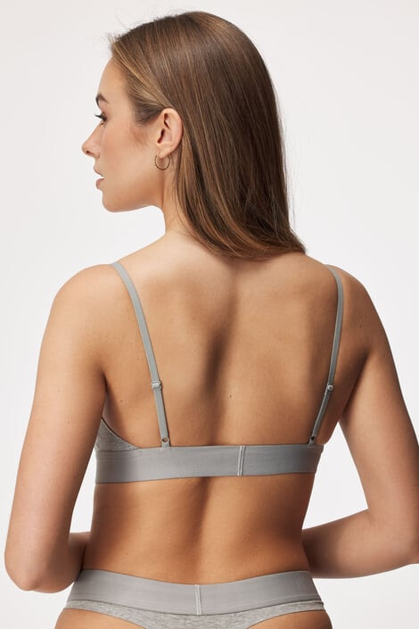 Calvin Klein Сутиен Embossed Icon Bralette - Pepit.bg