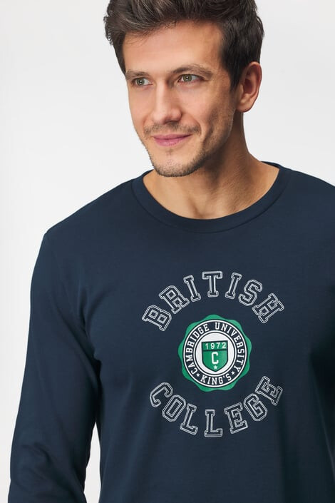 COTONELLA Пижама British college дълга - Pepit.bg