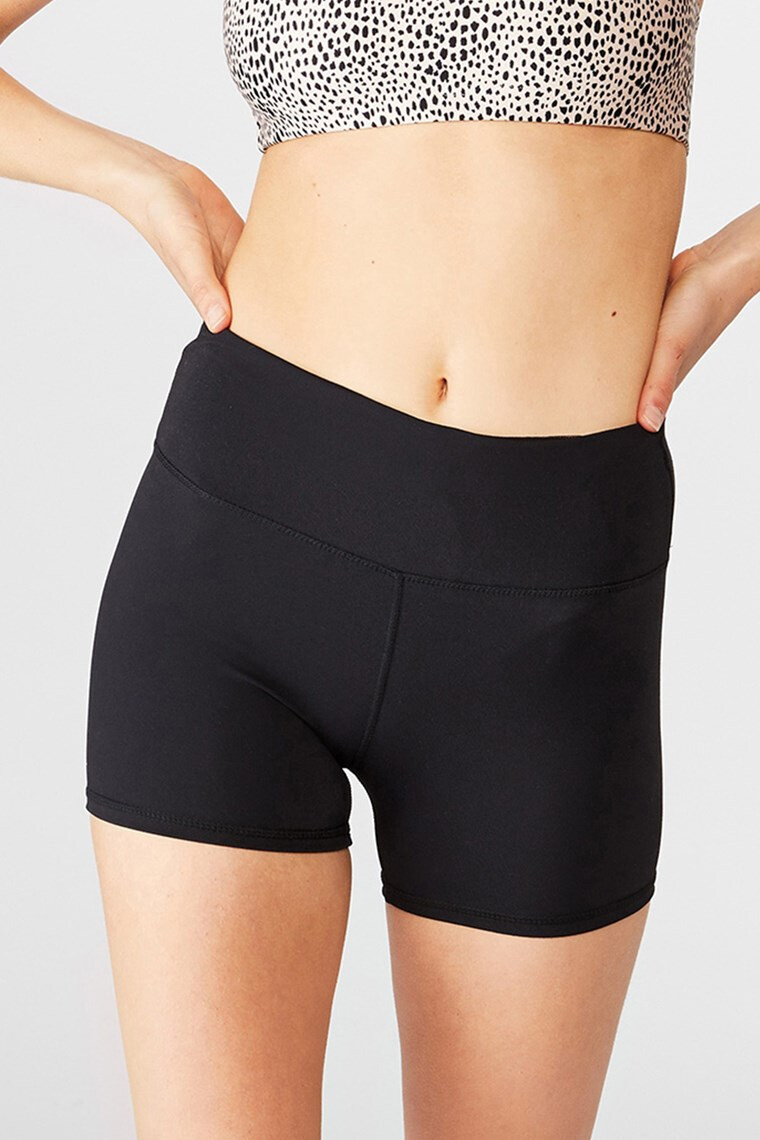 Cotton On Черни спортни шорти Highwaist II - Pepit.bg