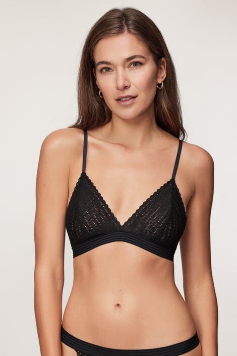 DKNY Бралет сутиен Softest Black - Pepit.bg