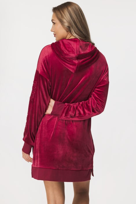 DKNY Рокля тип спортно горнище Velour Luxe - Pepit.bg