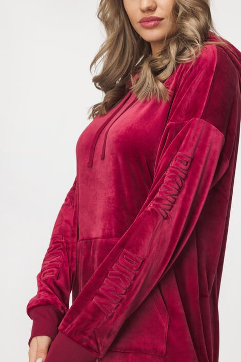 DKNY Рокля тип спортно горнище Velour Luxe - Pepit.bg