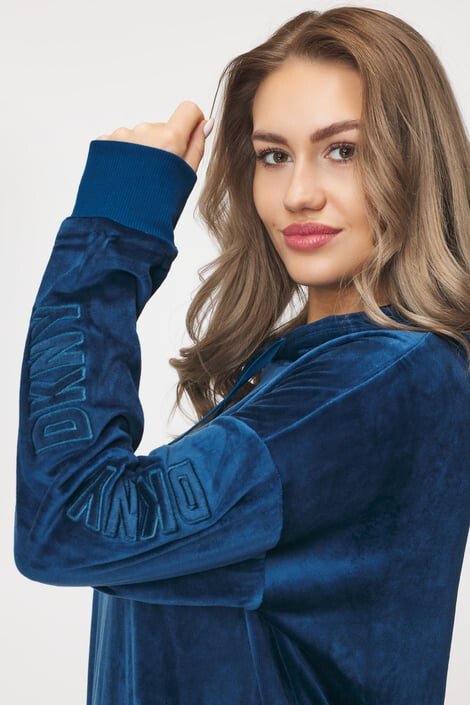 DKNY Рокля тип спортно горнище Velour Luxe - Pepit.bg