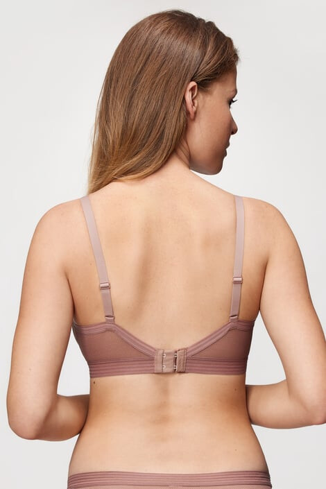 DKNY Сутиен Sheer Bralette Rosewood - Pepit.bg