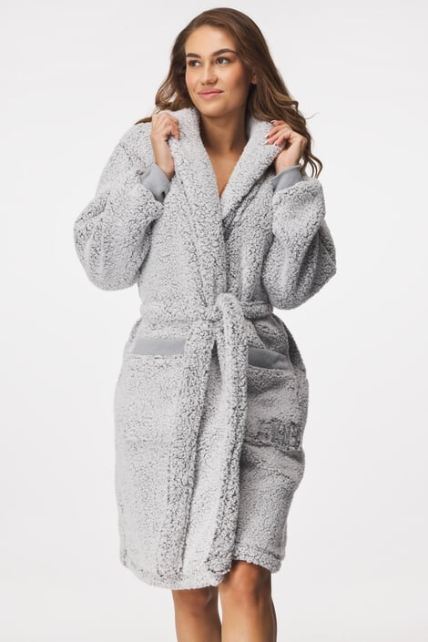 DKNY Топлещ халат Feeling It къс - Pepit.bg