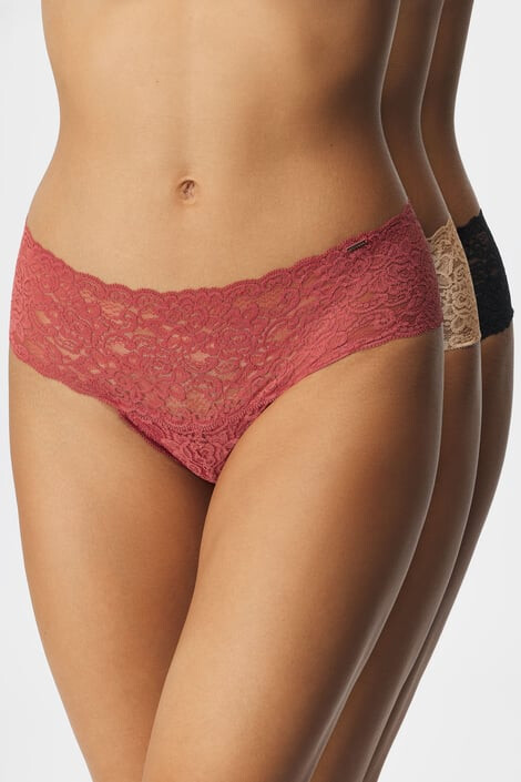Dorina 3PACK Класически бикини Lana Floral дантелени - Pepit.bg