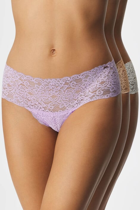 Dorina 3PACK Класически бикини Lana Floral дантелени - Pepit.bg