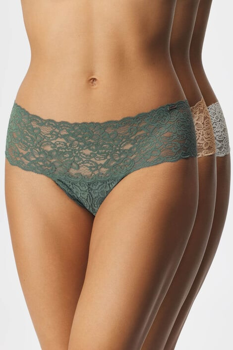 Dorina 3PACK Класически бикини Lana Floral дантелени - Pepit.bg