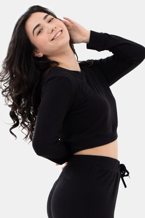 Dorina Горнище от сет Calm Black - Pepit.bg