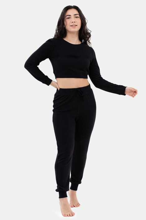 Dorina Горнище от сет Calm Black - Pepit.bg