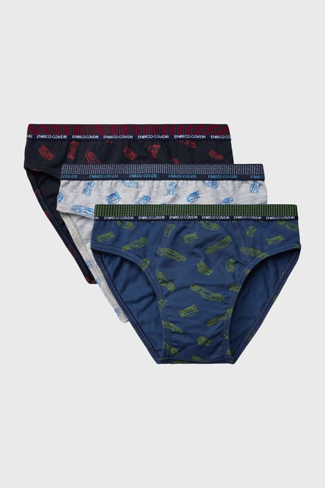 Enrico Coveri 3PACK слипове Jay - Pepit.bg