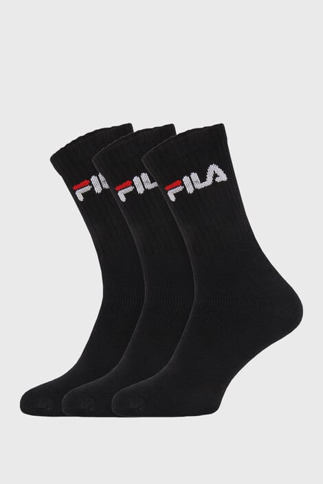 FILA 3 PACK черни по-дълги чорапи - Pepit.bg