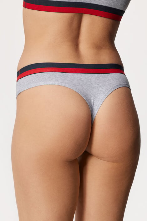 FILA Дамски прашки Underwear Grey String - Pepit.bg