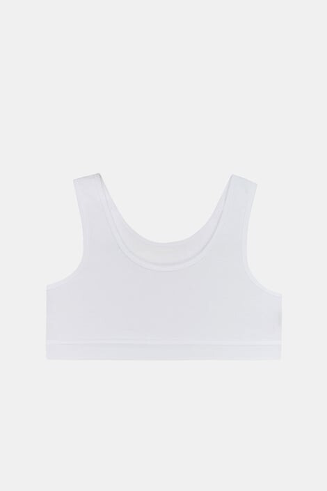 GARNA MAMA sp. z o.o. 2 PACK бели basic топове за момичета Crop - Pepit.bg