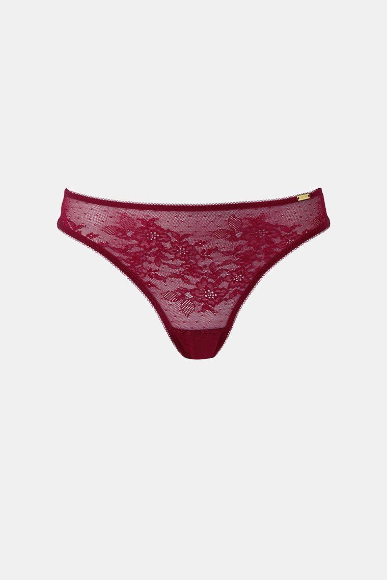 Gossard Бикини Glossies Lace Bordeaux - Pepit.bg