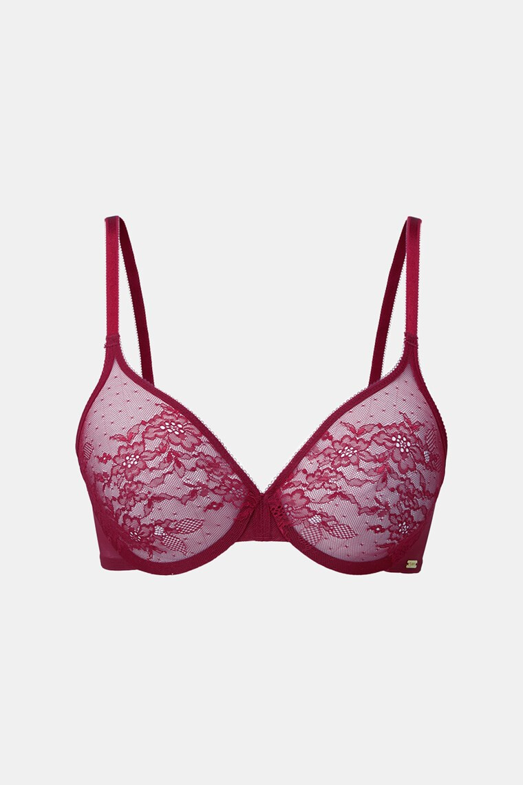 Gossard Сутиен Glossies Lace Bordeaux - Pepit.bg